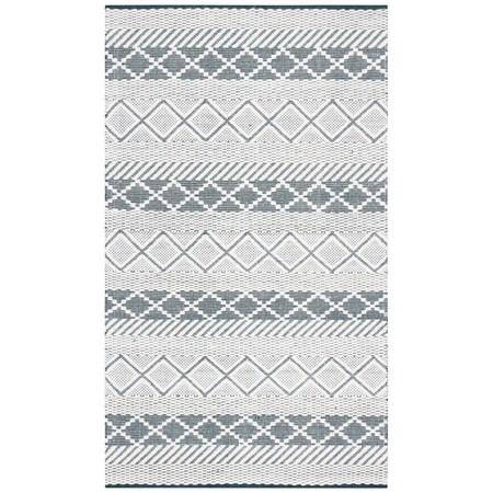 Safavieh 4 x 6 ft. Natura Hand Woven Rectangle Area Rug Ivory & Green NAT854Y-4